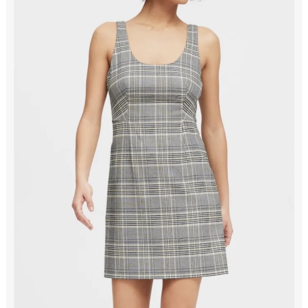 BNWT banana republic plaid dress size 6